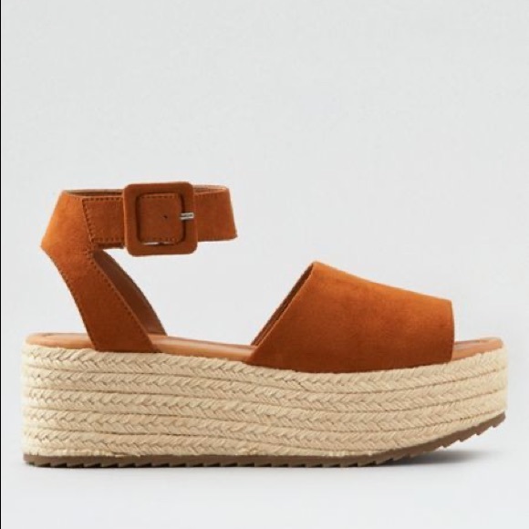 American Eagle Outfitters Shoes - Flatform Sandals 8 American Eagle Platform Summer Shoes